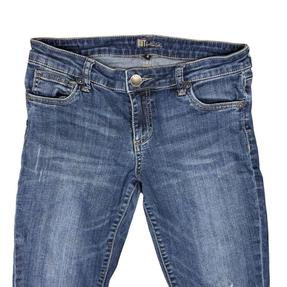 Kut from the Kloth Distressed Skinny Jeans Size 4 - Picture 8 of 9